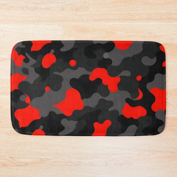 Item preview, Red and Black Camo pattern designed and sold by TheCamoShop.