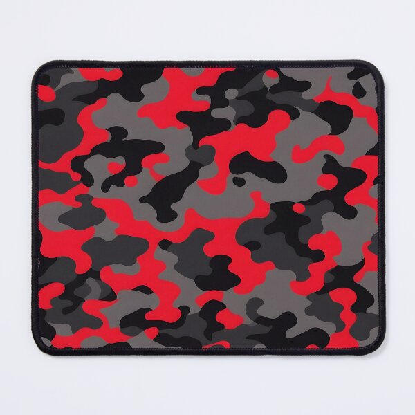 Item preview, Red and Black Camo pattern designed and sold by TheCamoShop.
