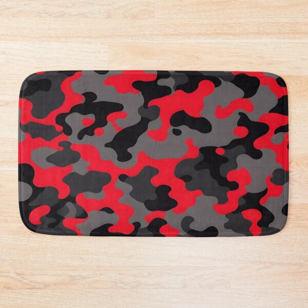 Item preview, Red and Black Camo pattern designed and sold by TheCamoShop.