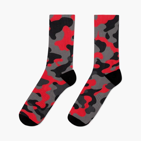 Item preview, Red and Black Camo pattern designed and sold by TheCamoShop.