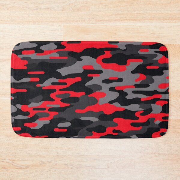 Item preview, Red and Black Camo pattern print designed and sold by TheCamoShop.