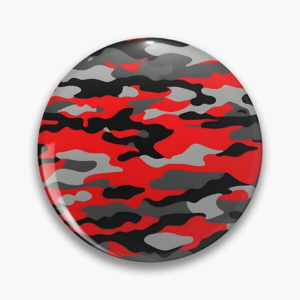 Item preview, Red, Gray and Black Camo pattern designed and sold by TheCamoShop.