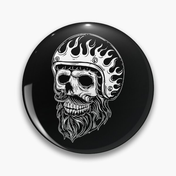 Artikelvorschau, Skull Rider Bikers Retro Vintage Tattoo Helm Motorrad Custom entworfen und verkauft von MORSPECTIVE.