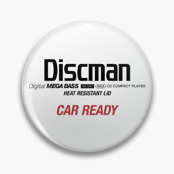 Item preview, Retro Portable CD Player Discman Inspired Logo (for light colors) designed and sold by 400tx.