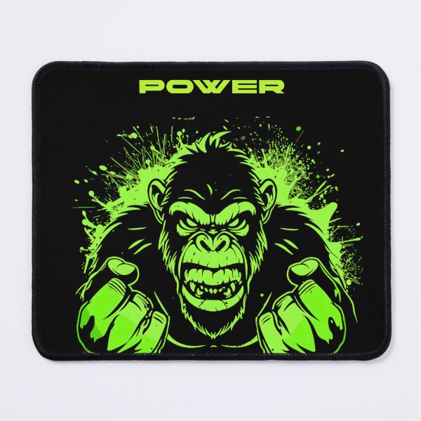 Item preview, Neon Green Rage Gorilla Art designed and sold by inkArtistryfine.