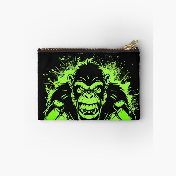 Item preview, Neon Green Rage Gorilla Art designed and sold by inkArtistryfine.