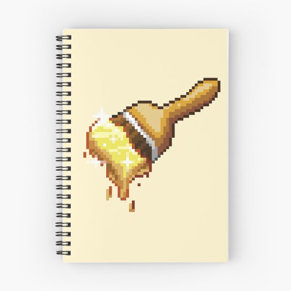 Item preview, Neopet Golden Paint Brush Pixel Art designed and sold by AyrosArts.