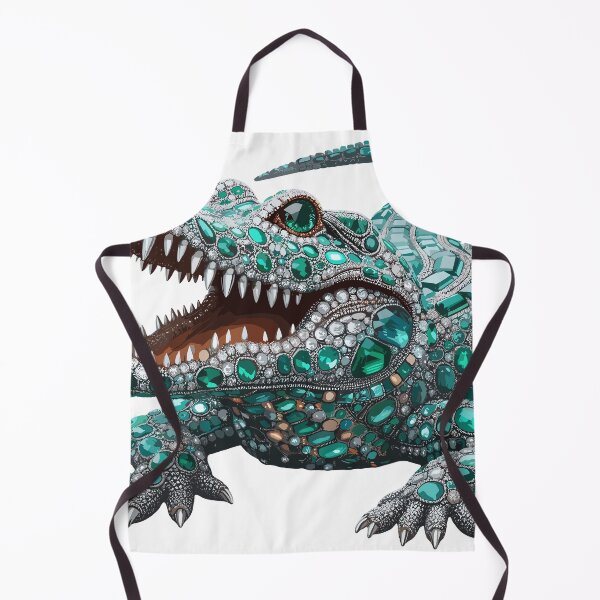 Item preview, Majestic Crocodile Gemstone Art designed and sold by iwcus.