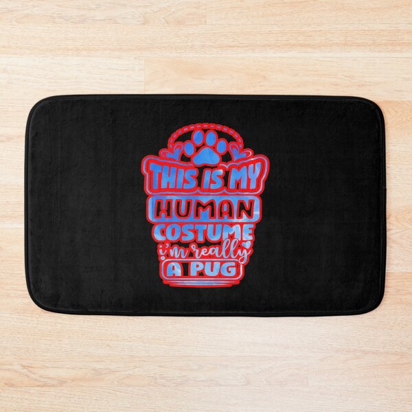 Item preview, This Is My Human Costume I'm Really A Pug Funny Dog Lover  designed and sold by creativerooney.