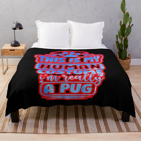 Item preview, This Is My Human Costume I'm Really A Pug Funny Dog Lover  designed and sold by creativerooney.