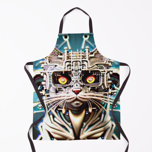 Item preview, Wet Cyborg Kitty - Angry Kitty designed and sold by shakespeare1212.