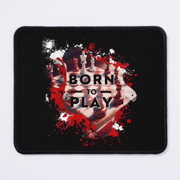 Item preview, Born to Play Chess -  Red designed and sold by ChessiShop.