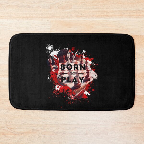 Item preview, Born to Play Chess -  Red designed and sold by ChessiShop.