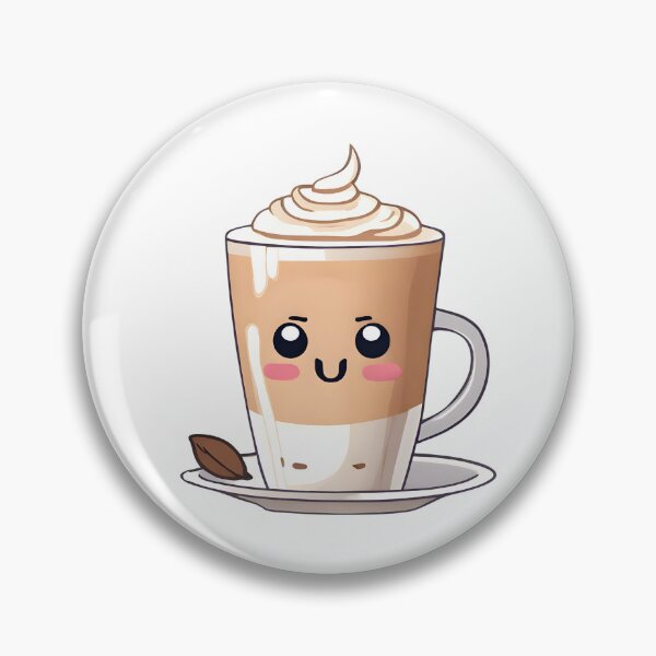 Item preview, Cute Latte Character - for Latte Lovers designed and sold by CuteAndAesthetic.