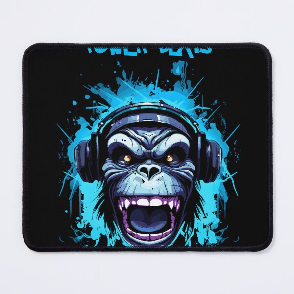 Item preview, Electrifying DJ Gorilla Artwork designed and sold by inkArtistryfine.