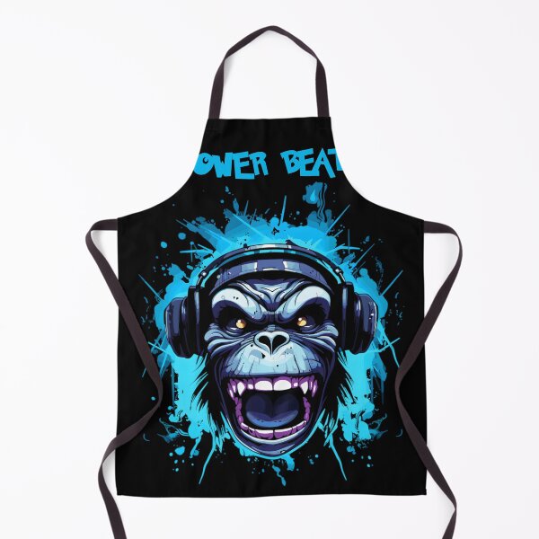 Item preview, Electrifying DJ Gorilla Artwork designed and sold by inkArtistryfine.
