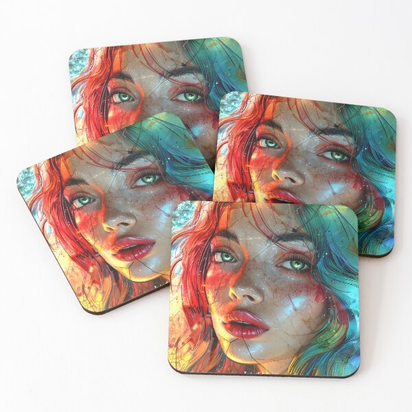 Item preview, Vivid Dreamscape Portrait Art designed and sold by inkArtistryfine.