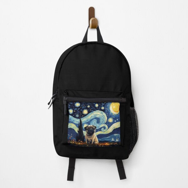 Item preview, Copy of Starry Night Pug Van gogh Inspired Dog Painting designed and sold by Vangoholic.