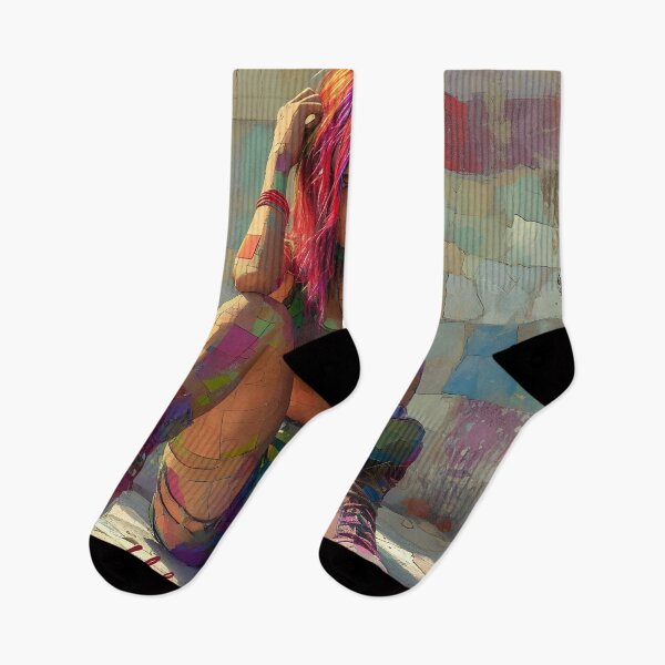 Item preview, Rebel Hues Urban Fashion Portrait designed and sold by inkArtistryfine.