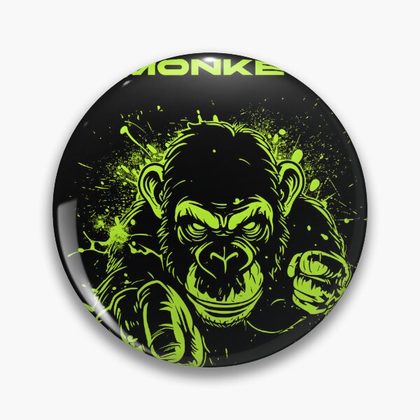 Item preview, Neon Fury Gorilla Artwork designed and sold by inkArtistryfine.