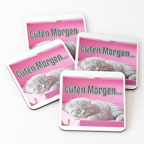 Item preview, KI-generierte Katze 01 "Guten Morgen" designed and sold by Cliff-Qi.