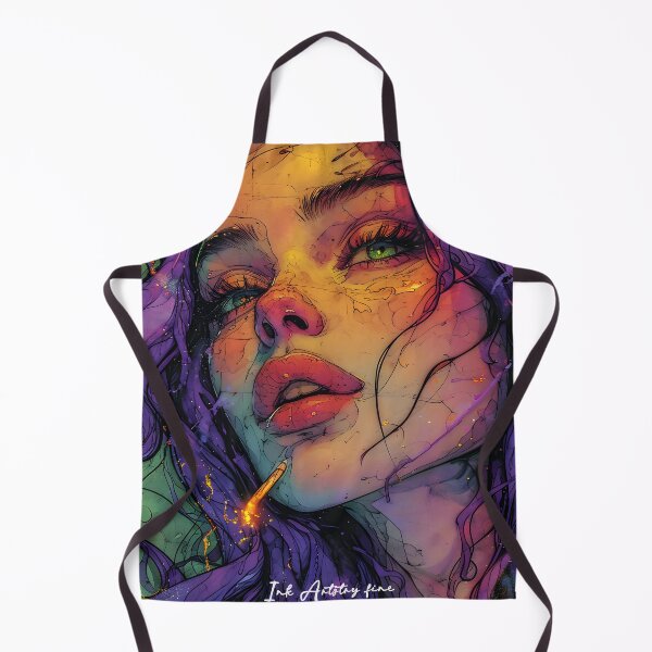 Item preview, Vibrant Dreamscape Beauty Portrait designed and sold by inkArtistryfine.