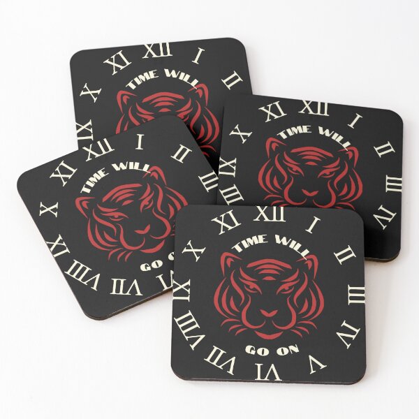 Item preview, Time Will Go On Tiger Wall Clock designed and sold by Walls & Time.