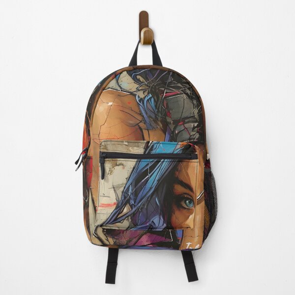 Item preview, Urban Chic Graffiti Art Portrait designed and sold by inkArtistryfine.