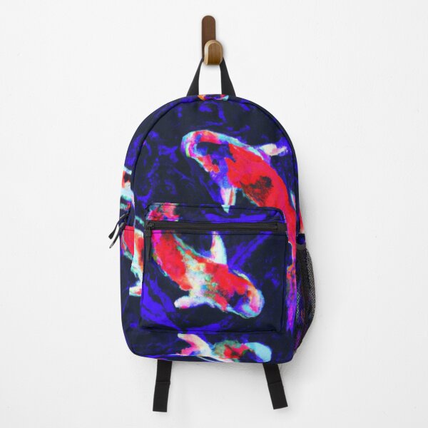 Item preview, Neon Koi Fish Swimming in the Pond designed and sold by HippieFarms11.