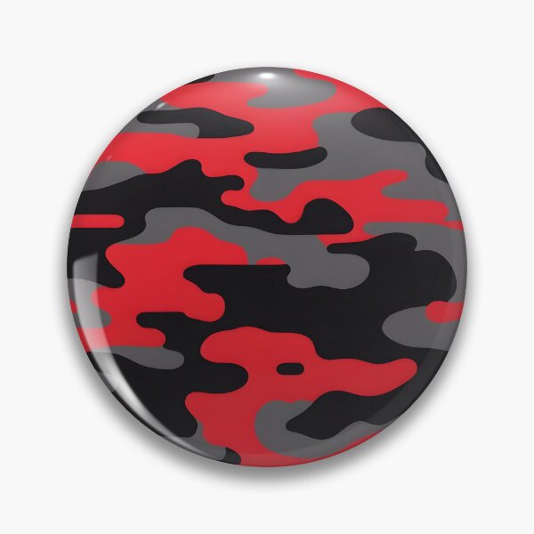 Item preview, Red, Gray and Black Camo print designed and sold by TheCamoShop.