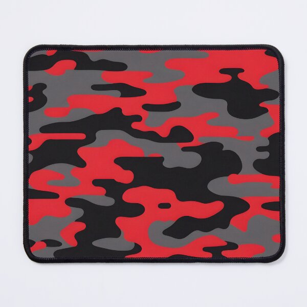 Item preview, Red, Gray and Black Camo print designed and sold by TheCamoShop.
