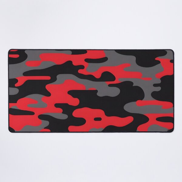 Item preview, Red, Gray and Black Camo print designed and sold by TheCamoShop.