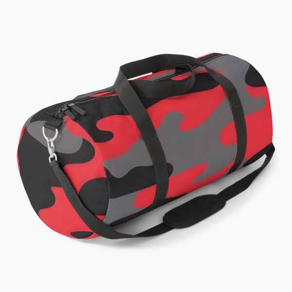 Item preview, Red, Gray and Black Camo print designed and sold by TheCamoShop.