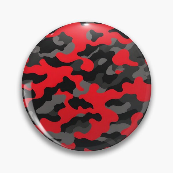 Item preview, Red, Gray and Black Camouflage print designed and sold by TheCamoShop.