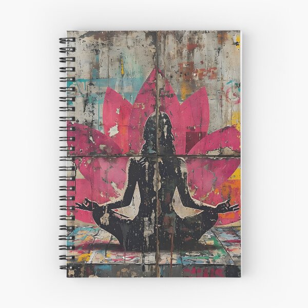Item preview, Graffiti urbano de loto meditativo designed and sold by inkArtistryfine.