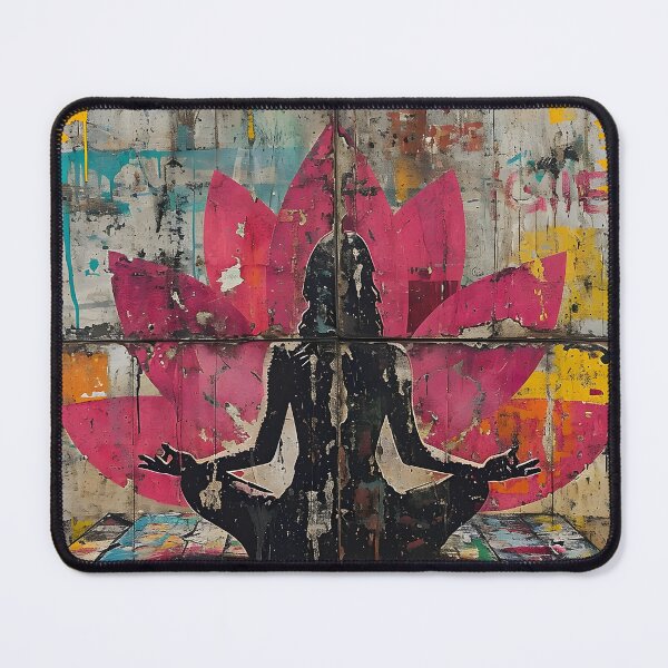 Artikelvorschau, Meditative Lotus Urban Graffiti entworfen und verkauft von inkArtistryfine.