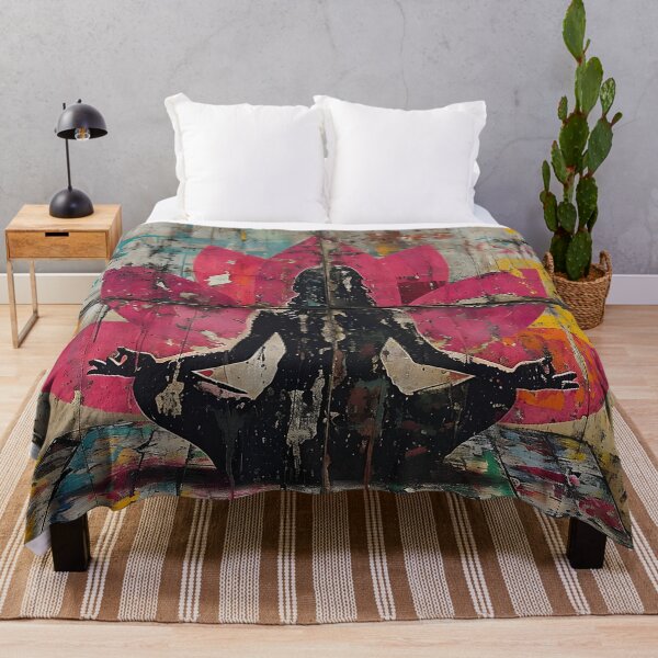 Item preview, Meditative Lotus Urban Graffiti designed and sold by inkArtistryfine.