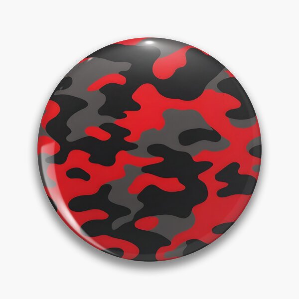 Item preview, Red, Gray and Black Camo Print designed and sold by TheCamoShop.