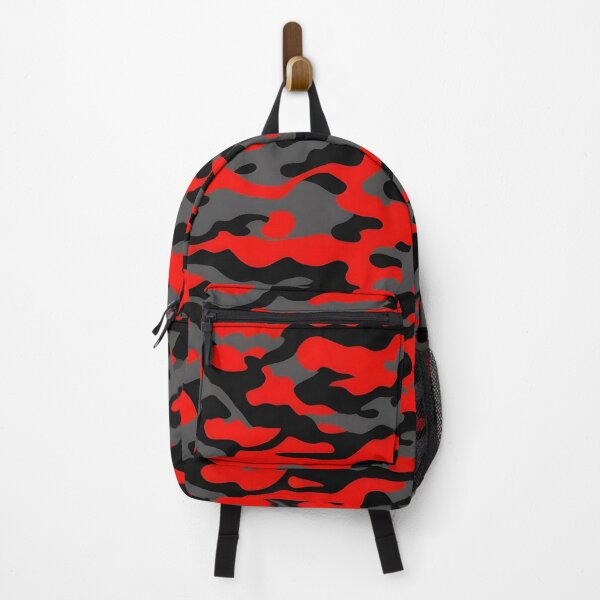 Item preview, Red, Gray and Black Camouflage design. designed and sold by TheCamoShop.