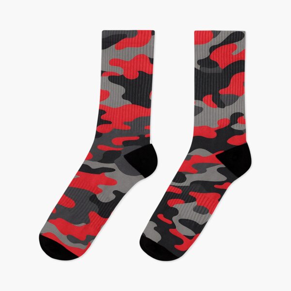 Item preview, Red, Gray and Black Camouflage design. designed and sold by TheCamoShop.