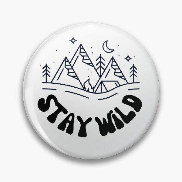 Item preview, Stay Wild - Nature-Inspired Typography for Adventure Seekers designed and sold by Biddakate.