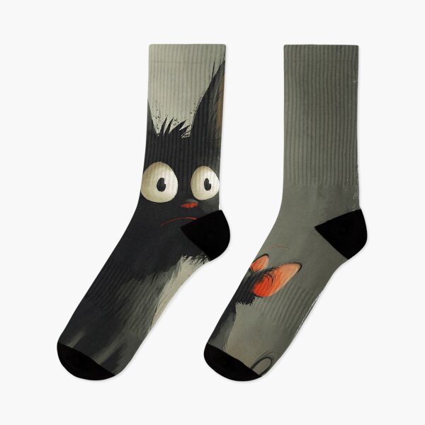 Item preview, Quirky Cat and Mouse Companions designed and sold by inkArtistryfine.