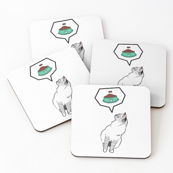 Item preview, hungry cat designed and sold by Cococomix.