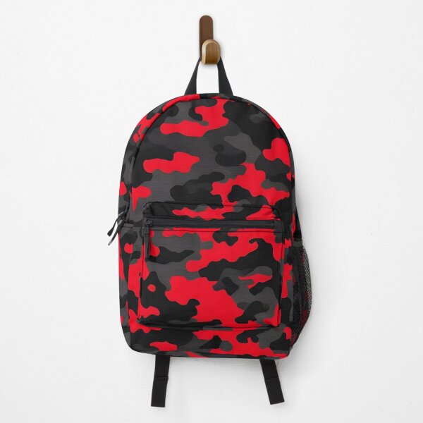 Item preview, Red and Black Camouflage design designed and sold by TheCamoShop.