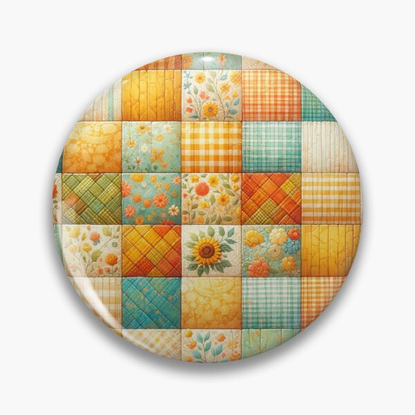 Item preview, Summer Inspired Patchwork Quilt Pattern designed and sold by PinUpPizzazz.