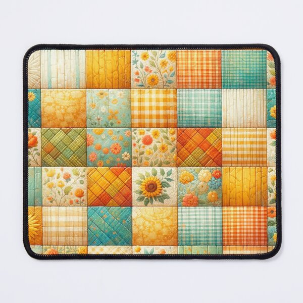 Item preview, Summer Inspired Patchwork Quilt Pattern designed and sold by PinUpPizzazz.
