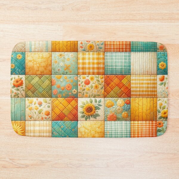 Item preview, Summer Inspired Patchwork Quilt Pattern designed and sold by PinUpPizzazz.