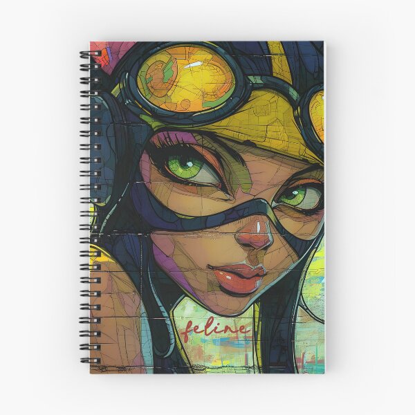 Item preview, Cyberpunk Visionary Pilot Portrait designed and sold by inkArtistryfine.