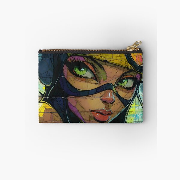 Item preview, Cyberpunk Visionary Pilot Portrait designed and sold by inkArtistryfine.