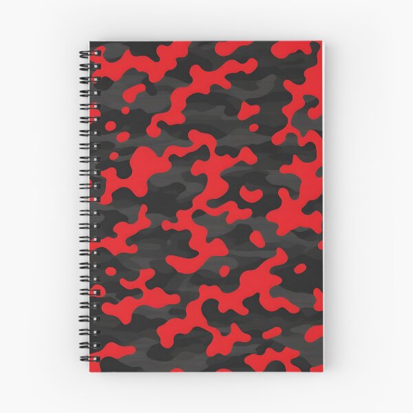 Item preview, Red and Black Camouflage pattern designed and sold by TheCamoShop.